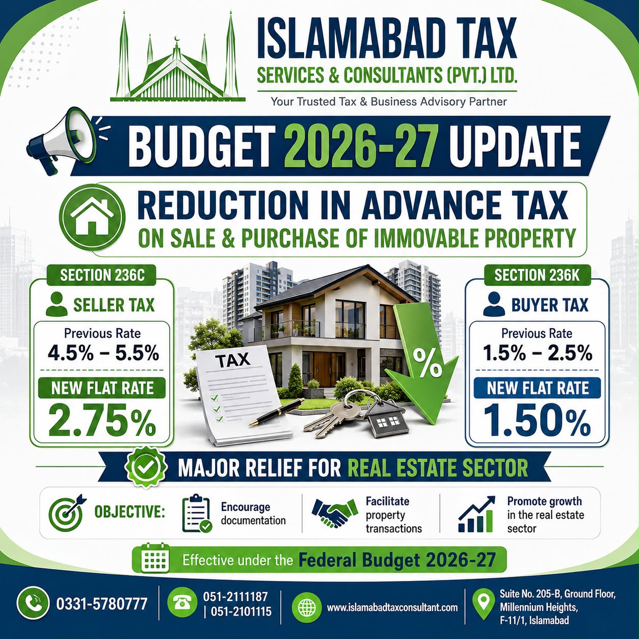 Property Advance Tax Reduction